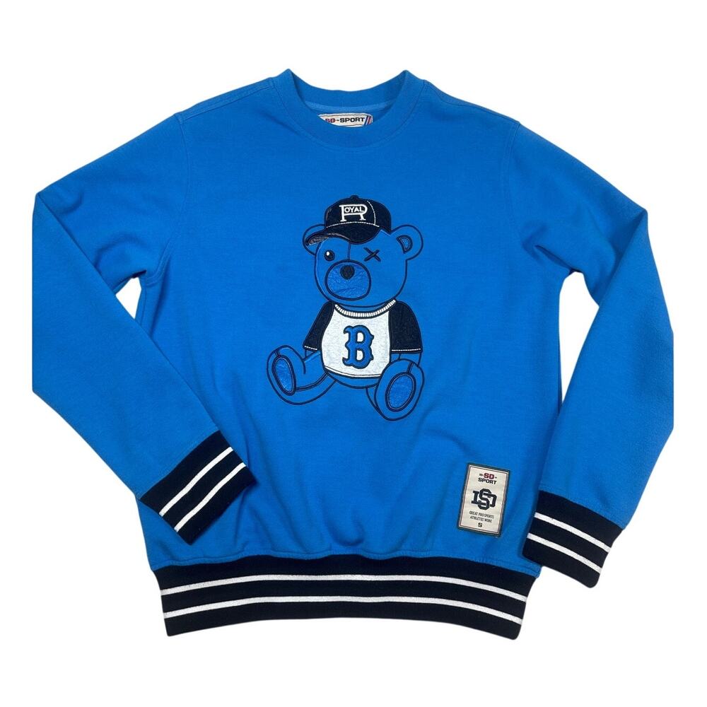 Brooklyn Royal Giants Sweatshirt Mens S Blue SD Sport Baseball Crewneck Pullover